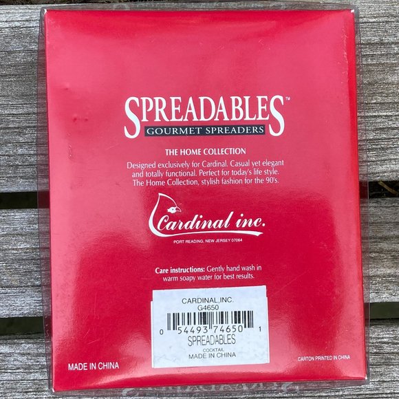 Vintage "Cocktail Bottles" Cheese Spreaders - Set of 4 - Picture 7 of 7